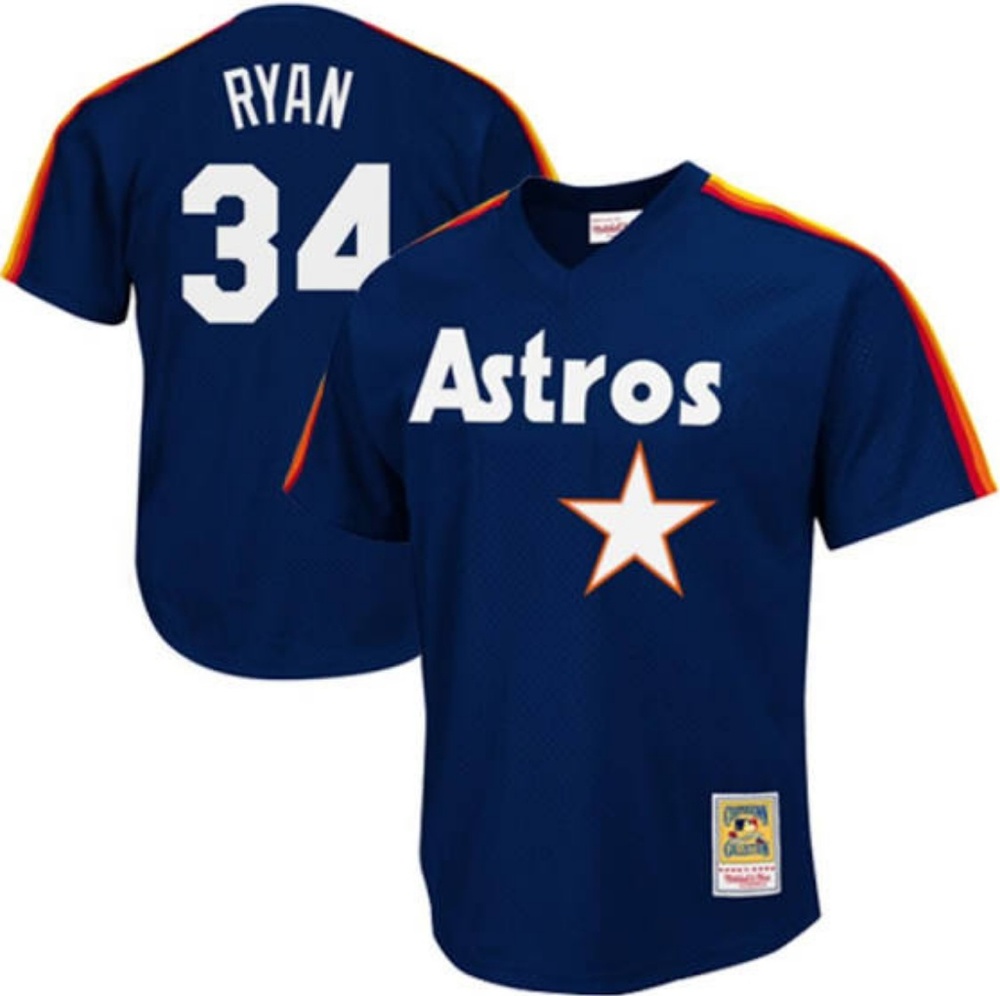 Mitchell & Ness Nolan Ryan Houston Astros Navy 198